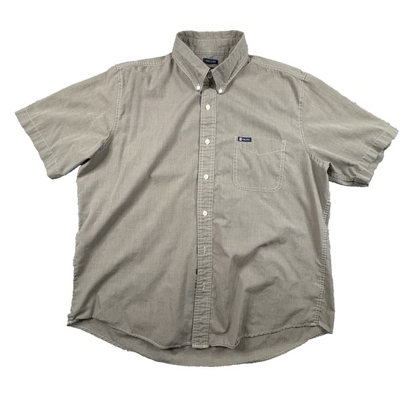 Chaps Other - Chaps Men's XL Tan SS Button Up SEE DESCRIPTION